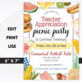 teacher appreciation week invitation